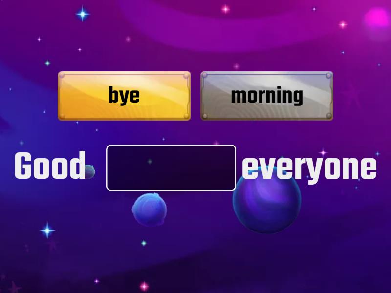 Introduction Game - Complete the sentence
