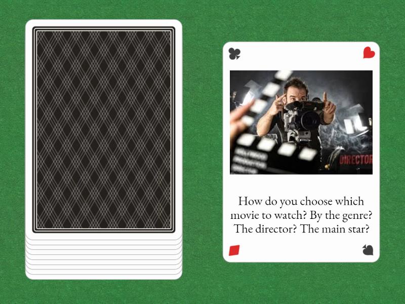 FILMS - Speaking cards