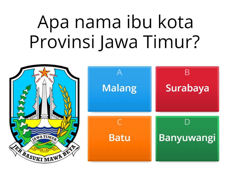 Provinsi Di Indonesia - Quiz