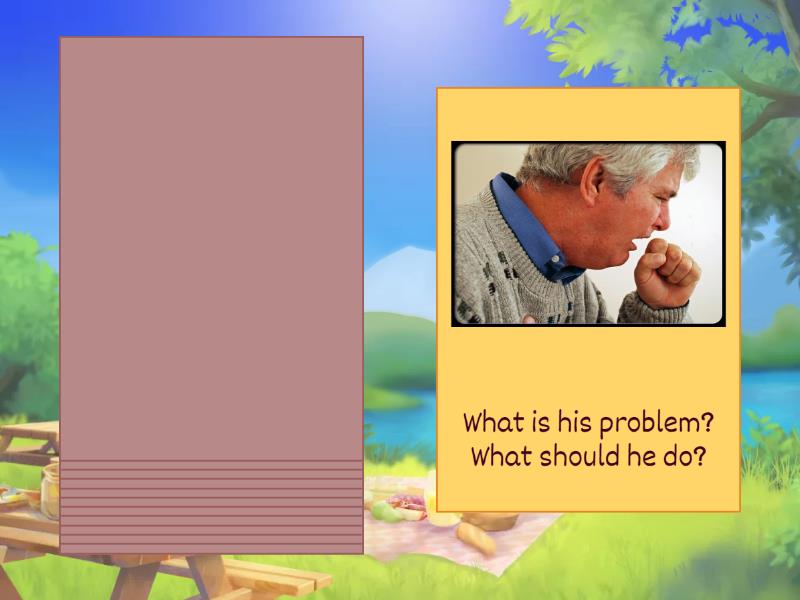 Illnesses Speaking Cards