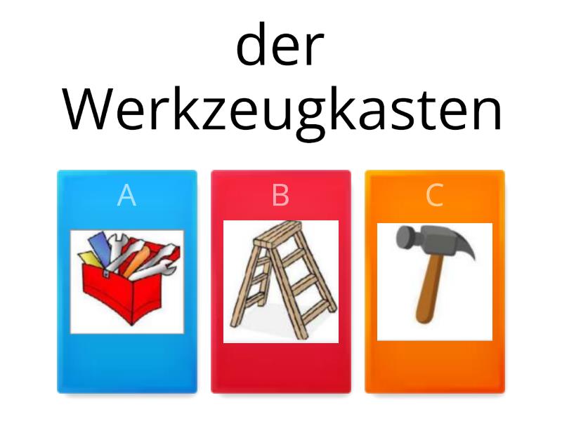 Das Werkzeug - Quiz