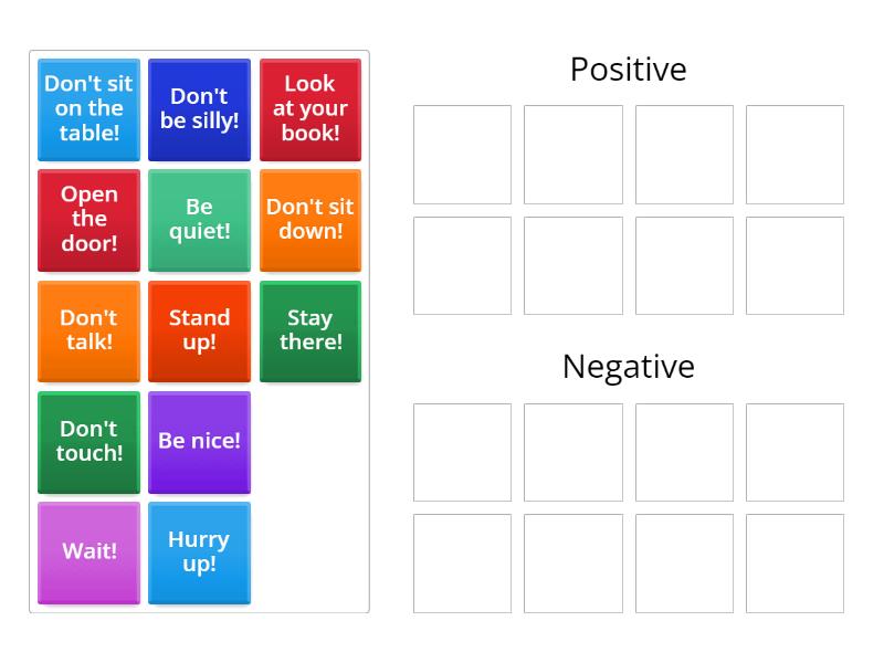 SG2 U2 L11 Form, Meaning and Function Imperatives - Group sort