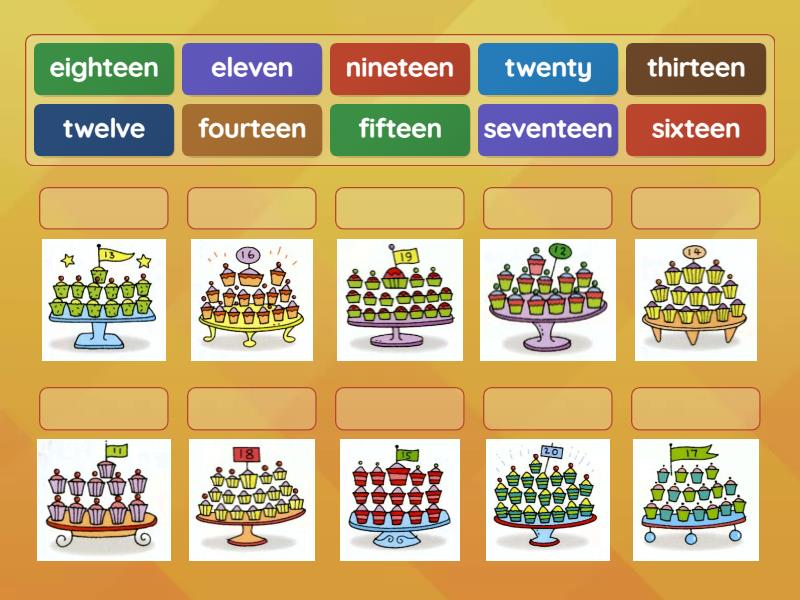 Super Minds 1 Unit 4 Numbers 11 20 Match Up