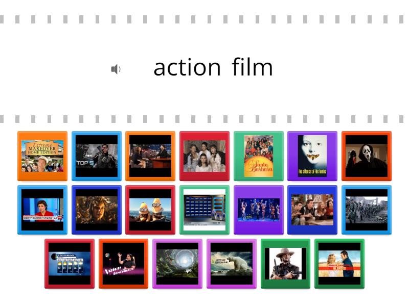 Solutions Pre 3A Films - Find the match