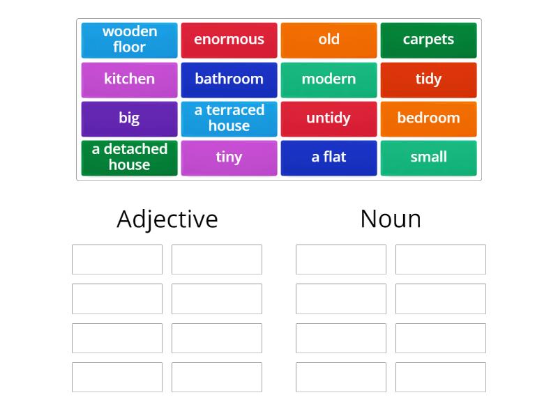 adjective-or-noun-group-sort