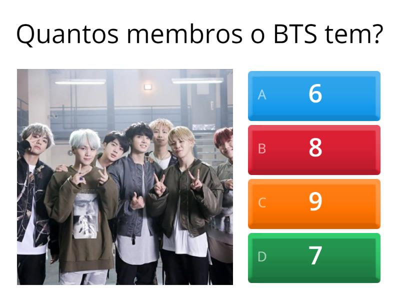 Quiz do BTS - Cuestionario