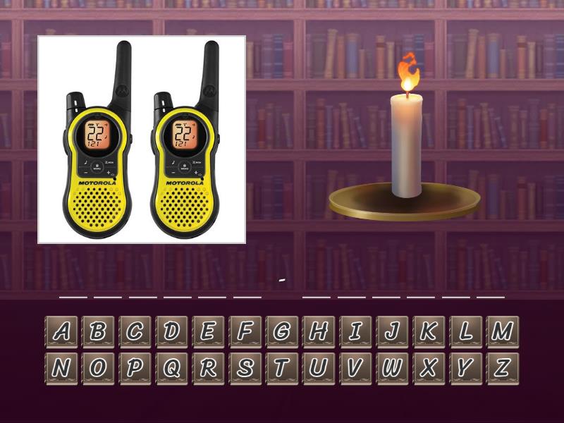 Gadgets spelling Hangman