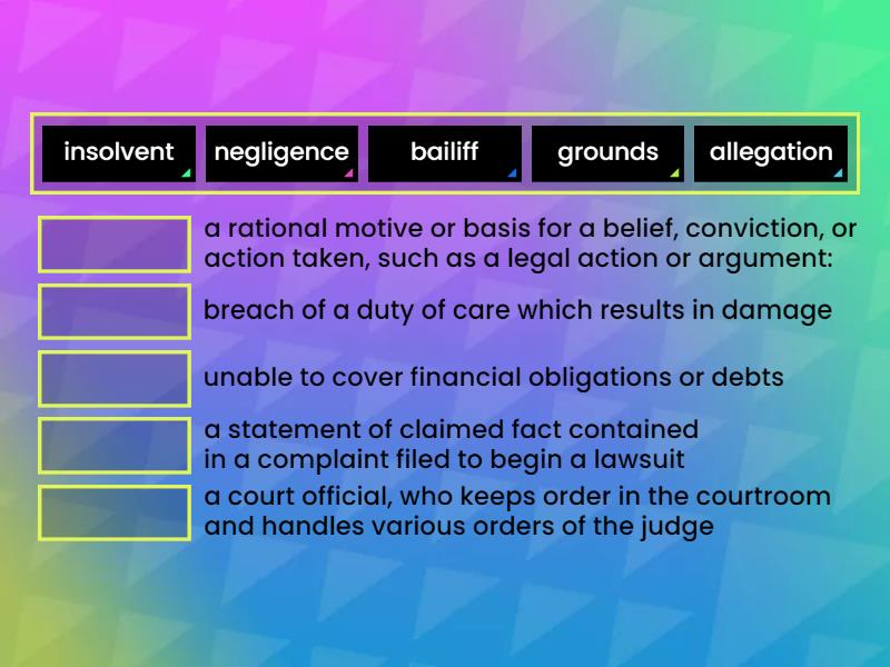 words-and-definitions-match-up