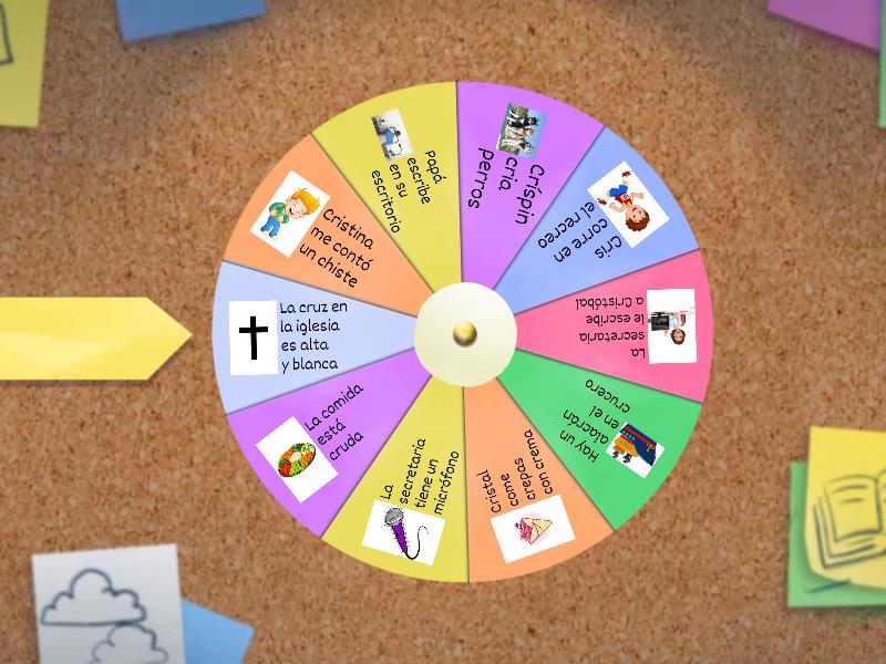 ¡Busca las oraciones! - Random wheel