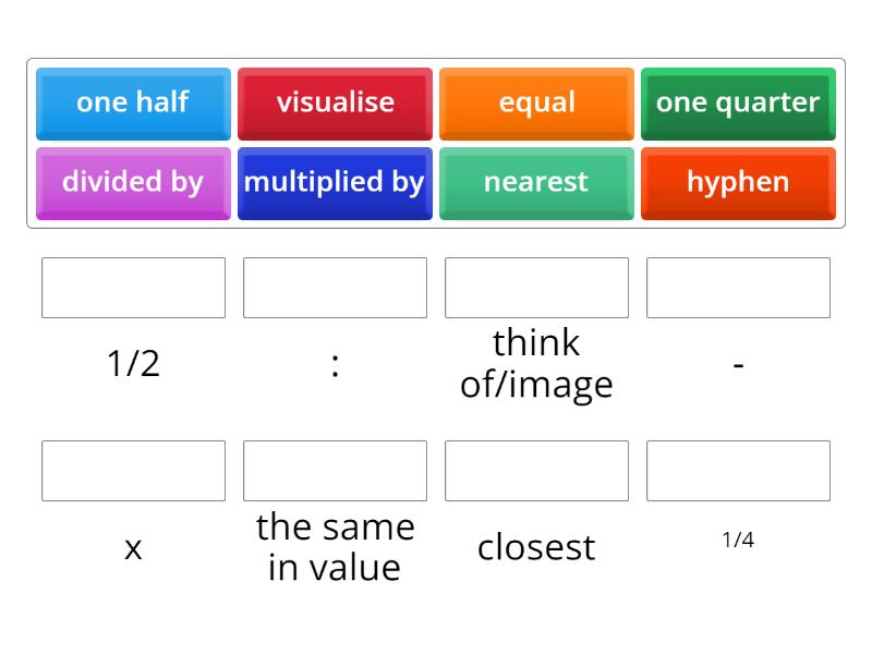 2C - Unit 8 Review - Match up