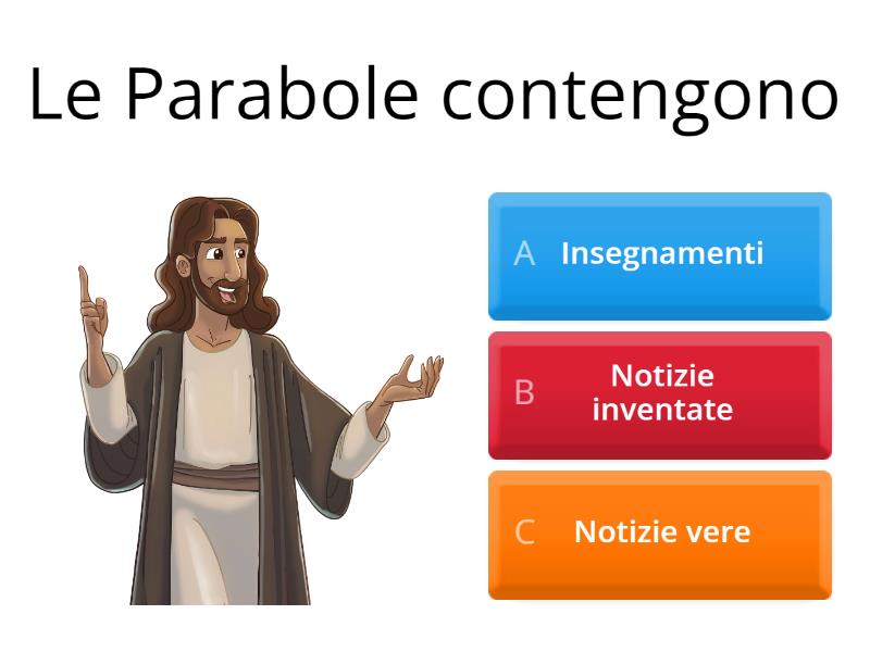La Parabola Della Pecorella Smarrita La Parabola della pecorella smarrita - Quiz
