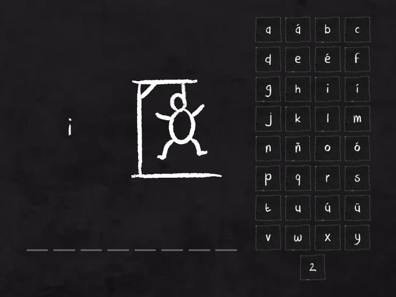 Clasificación de las sales - Hangman