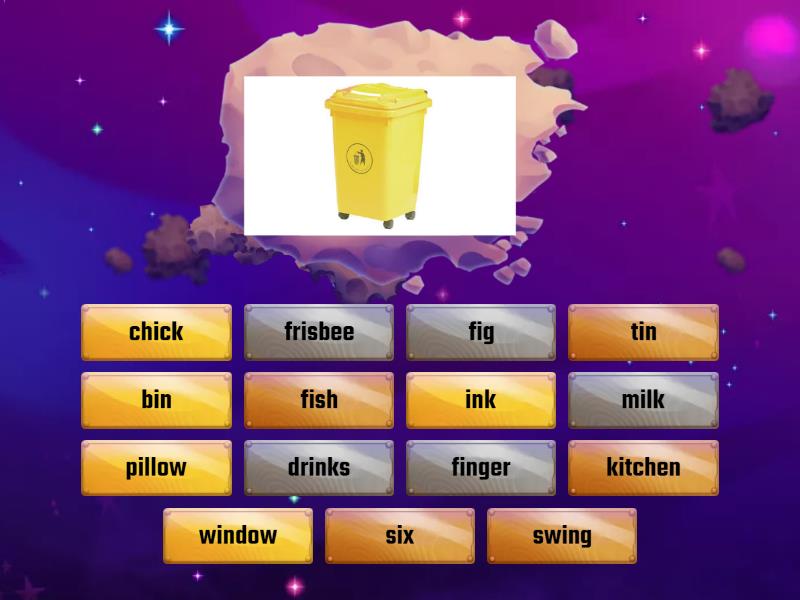 FF 1 Unit 13 Reading Words - Find the match