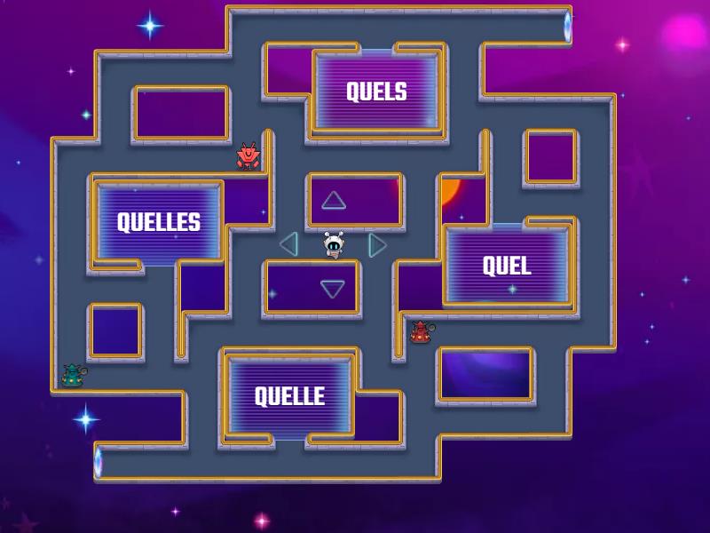 Quel/quelle/quels/quelles - Maze Chase