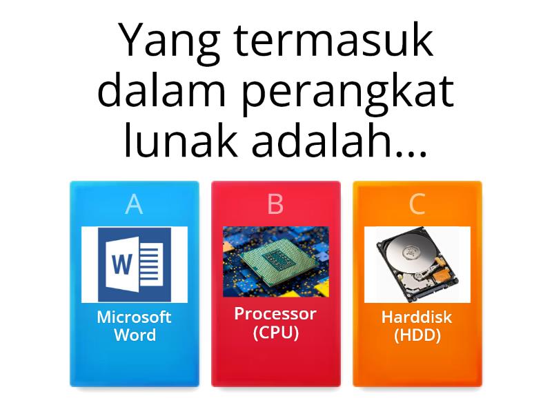 Membuat Soal Tentang Perangkat Lunak - Quiz