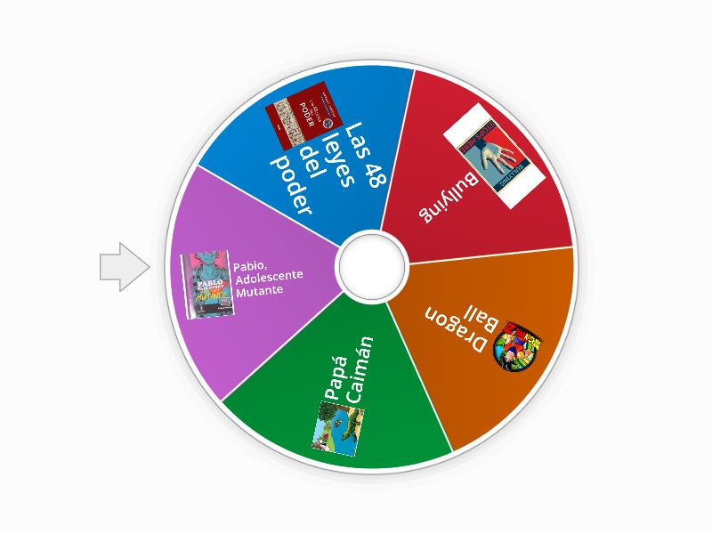 Tablero de libros 2do A - Spin the wheel