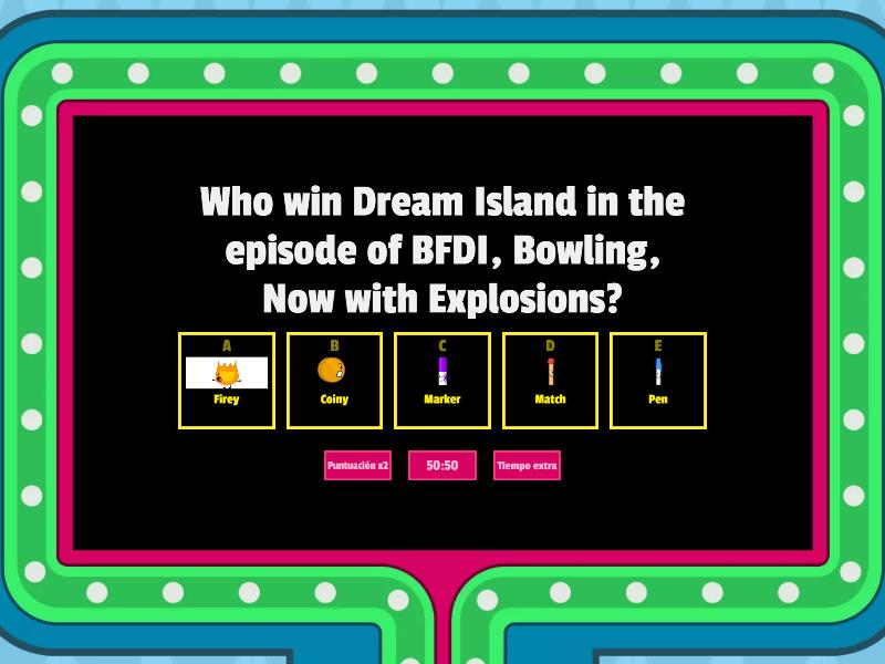 BFDI game - Gameshow quiz