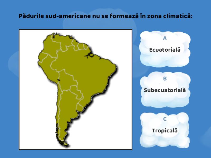 America De Sud Zonele Naturale Cuestionario 6143