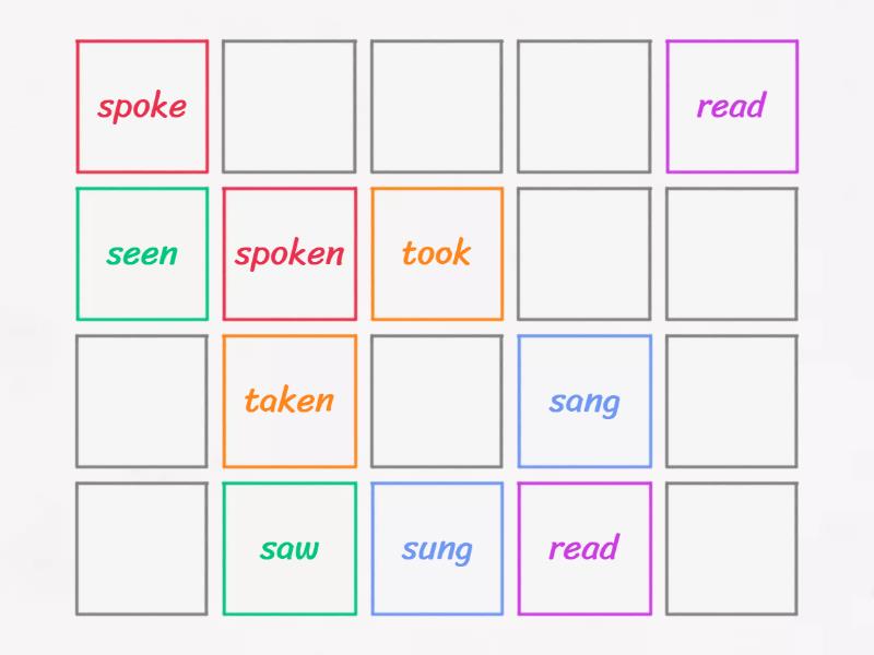 make 2 and 3 form of verb