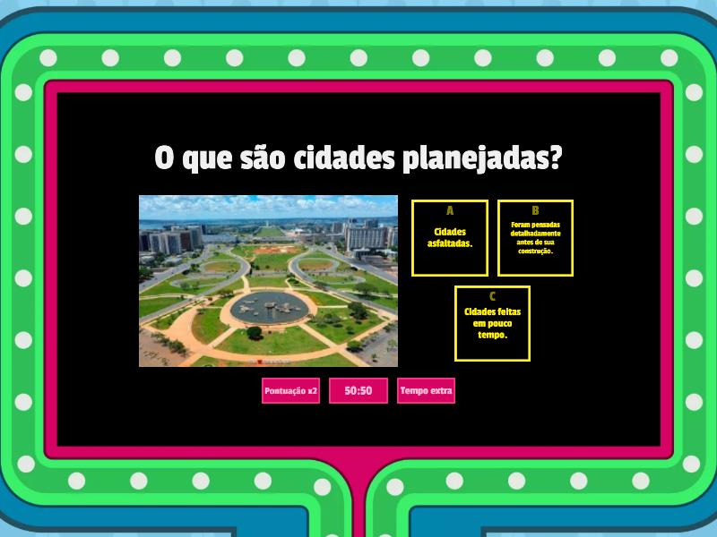 Cidades Planejadas E Espont Neas Game Show De Tv