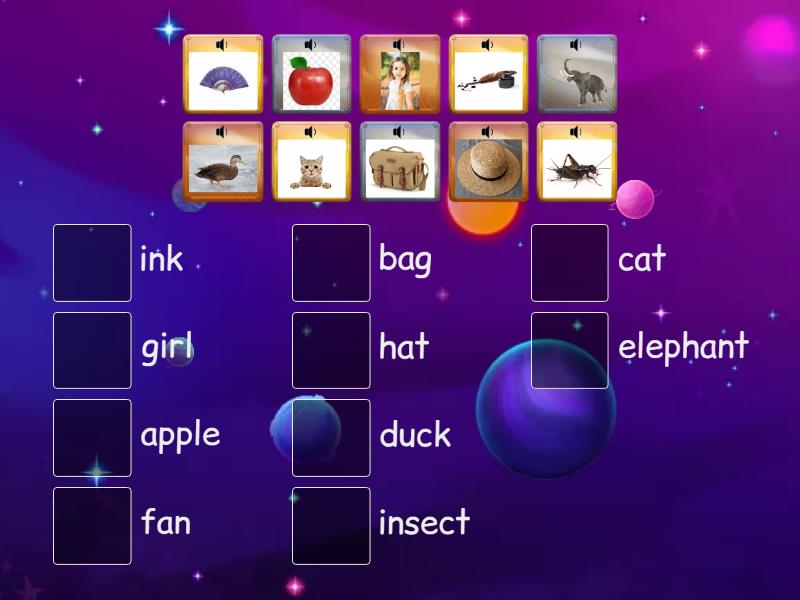 Unit 1 Review Games - Match up