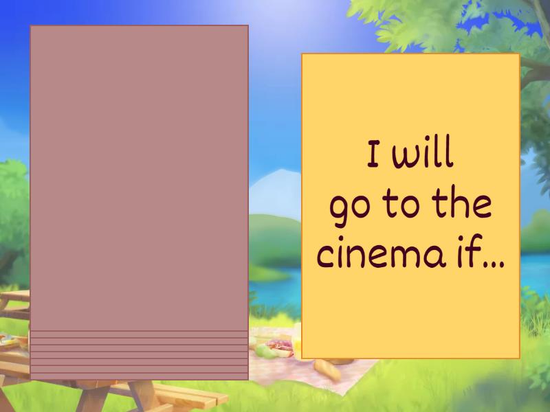 First conditional - Speaking cards