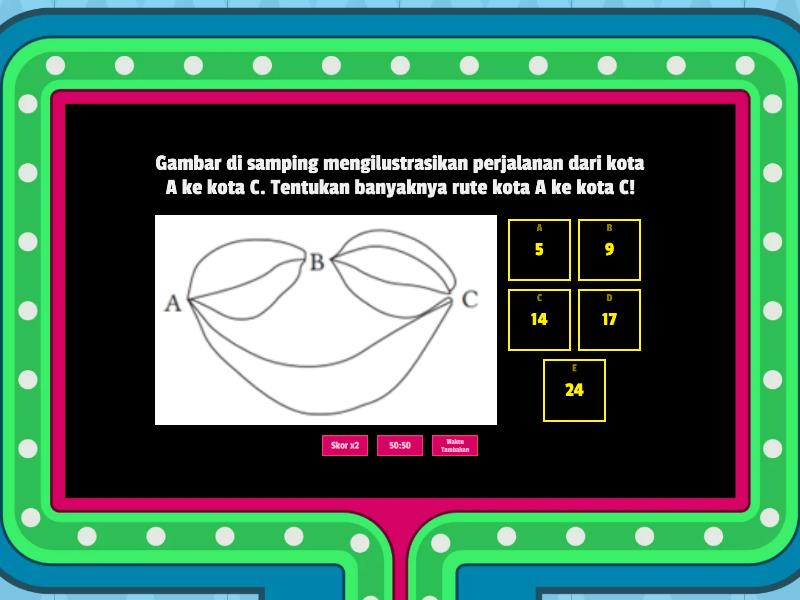 Asesmen Diagnostik Permutasi - Gameshow Quiz