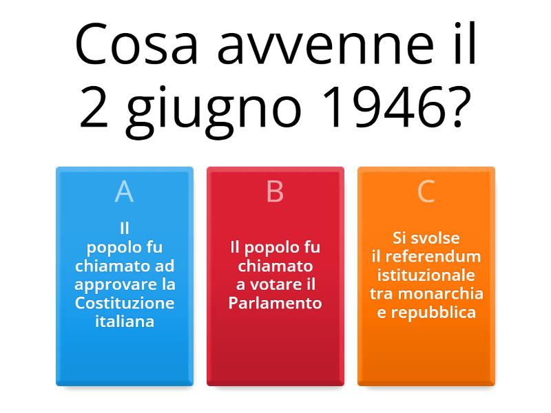 Verifica Le Tue Competenze Sulla Costituzione Italiana - Cuestionario