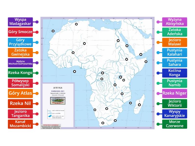 Afryka Mapa Fizyczna Cz1 Labelled Diagram 6103