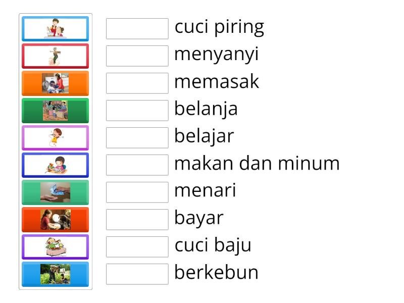 Kegiatan di Rumah - Match up