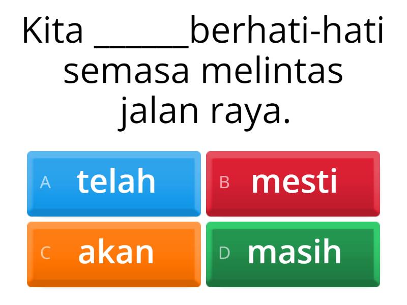 KATA BANTU TAHUN 5 - Quiz