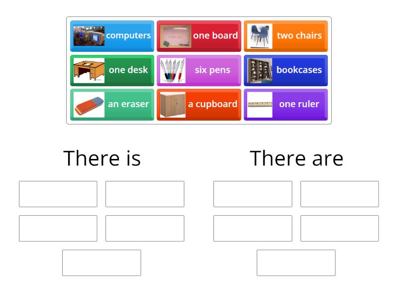 There is / There are - Group sort