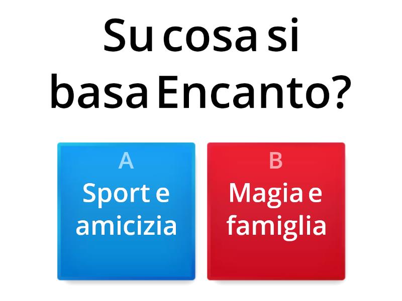 IL MAGNIFICO DI ENCANTO!!! - Quiz