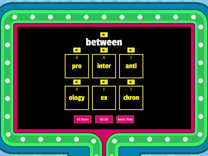 CYCL: Root Word Spiral Review - Game Show - Gameshow quiz