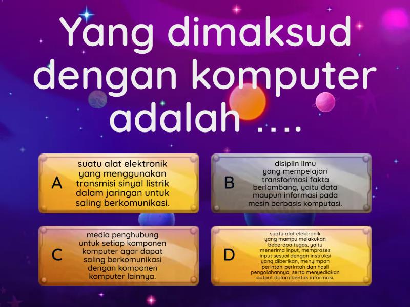 Soal Sistem Komputer - Quiz