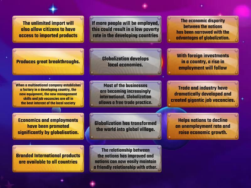 Wt2 Globalisation Benefits Flip Tiles