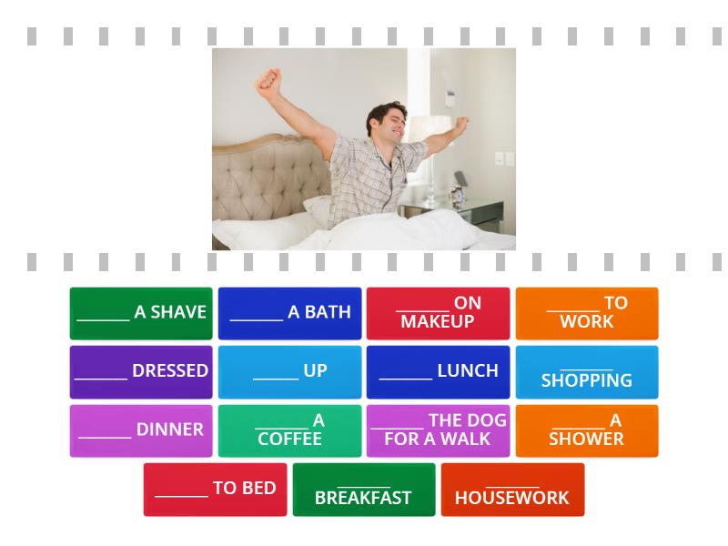 DAILY ROUTINES COMPLETE - Find the match