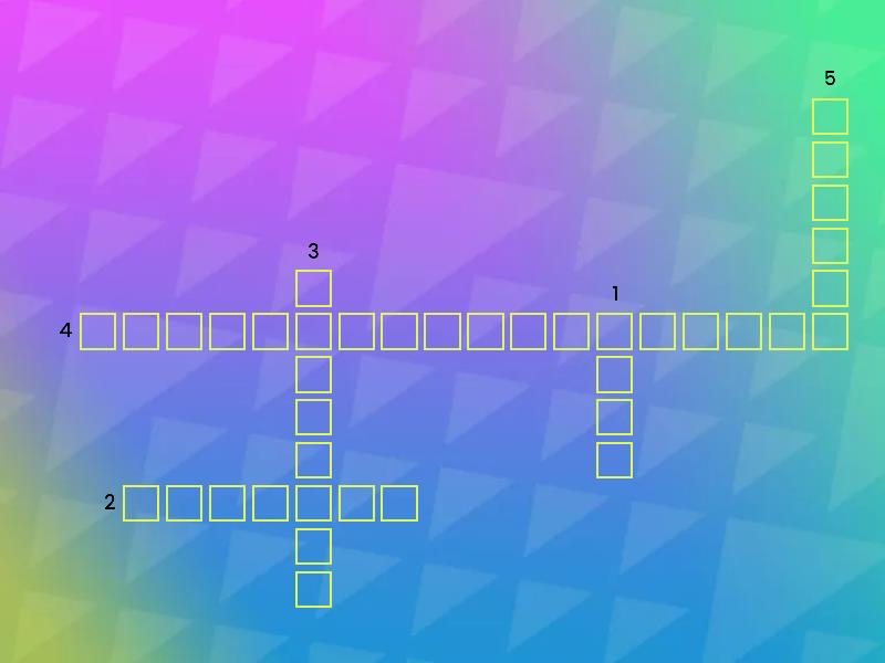 Кръстословица - Crossword