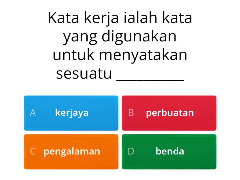 Kata Kerja Quiz