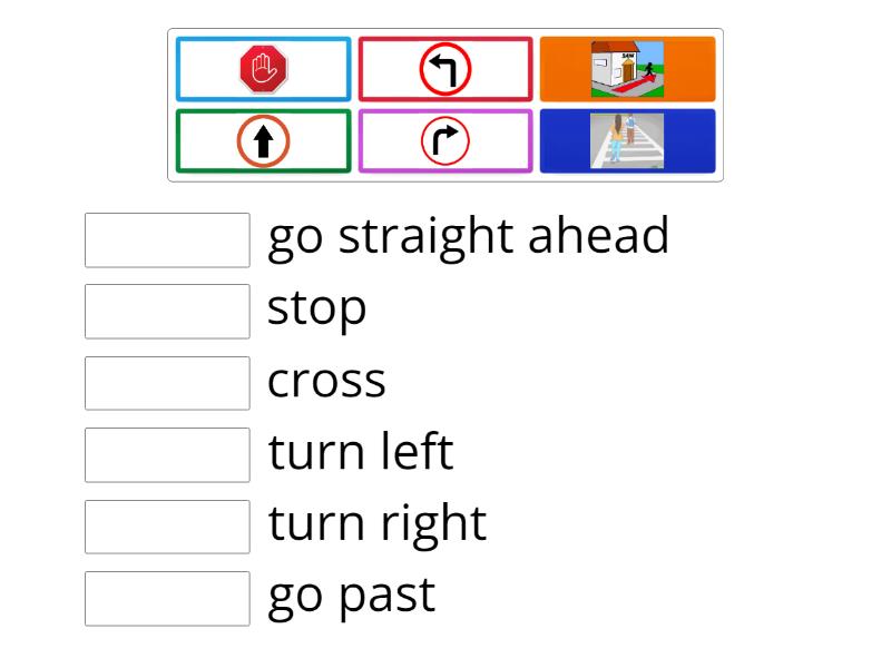 Giving directions - Match up