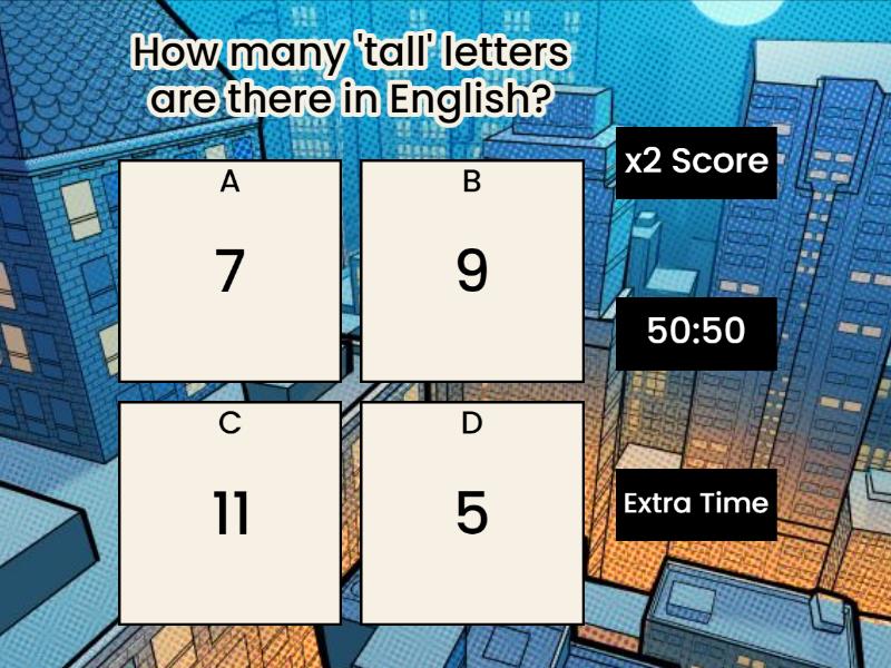 Review Game | Writing+ - Gameshow quiz