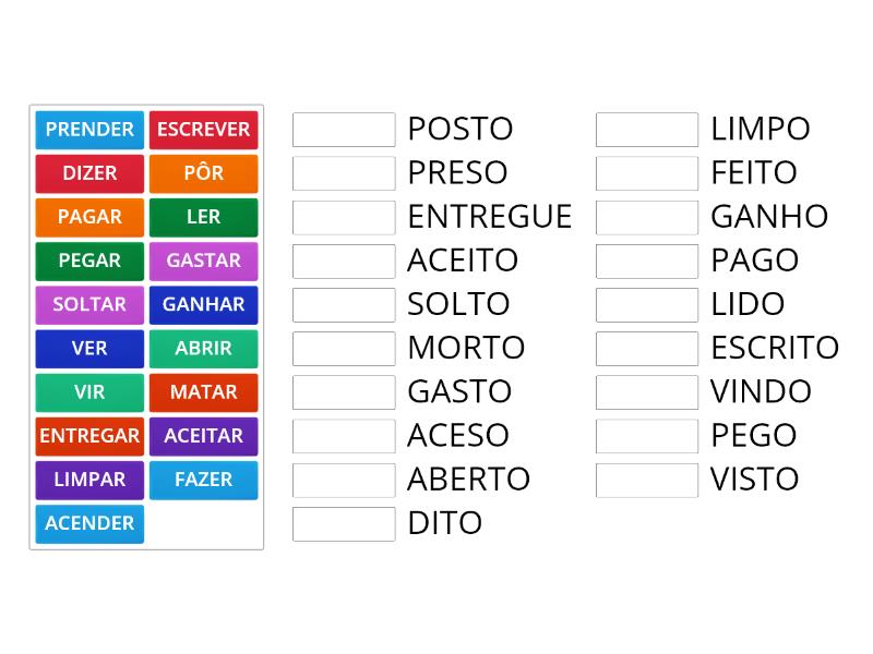 Pme3 ParticÍpios Irregulares Une Las Parejas