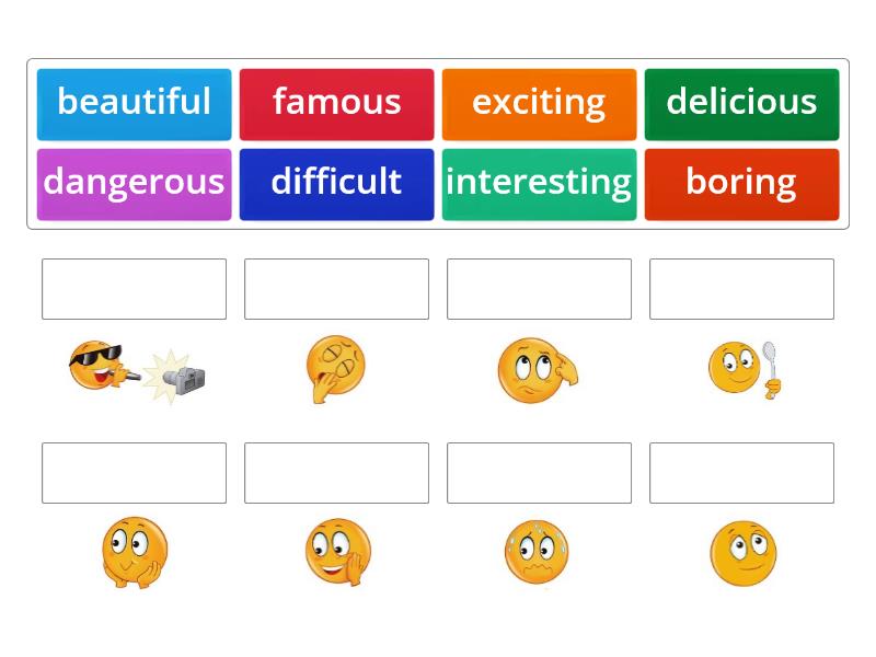 Adjectives - Match Up