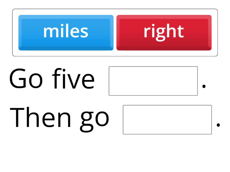 Community Places (Grammar Patterns 4) - Complete the sentence