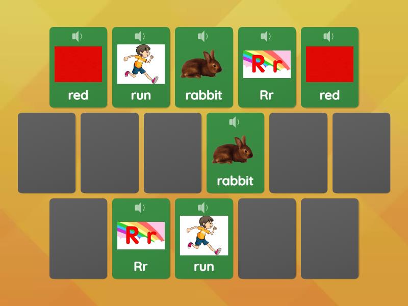 Rr pairs - Matching pairs