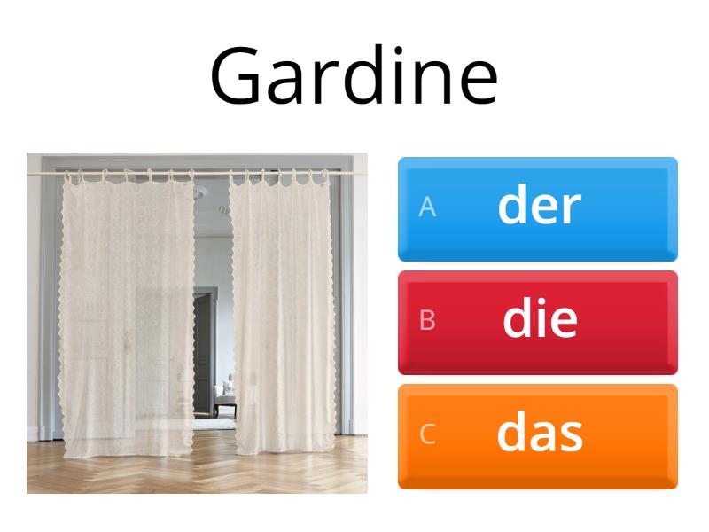 Der / Die / Das - Test - Quiz