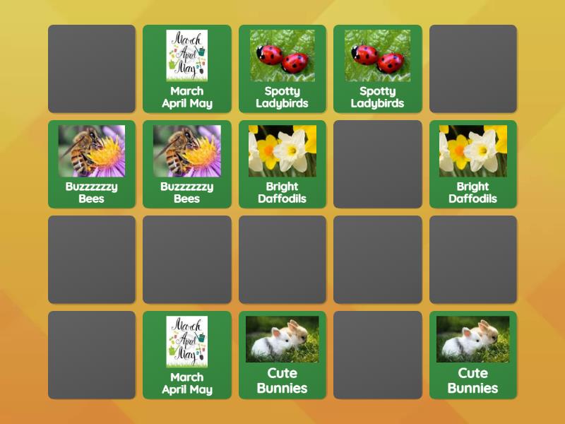 Spring - Matching pairs