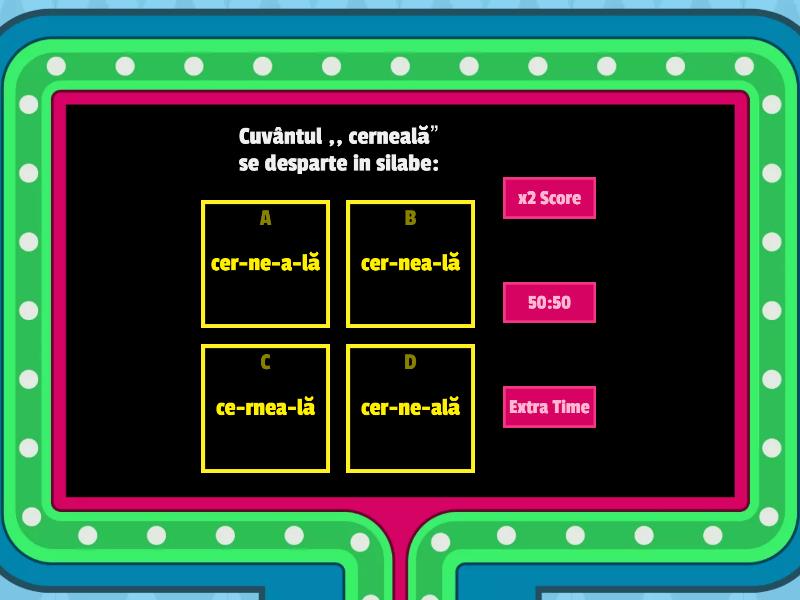 Recapitulare Unitatea 5 - Gameshow Quiz