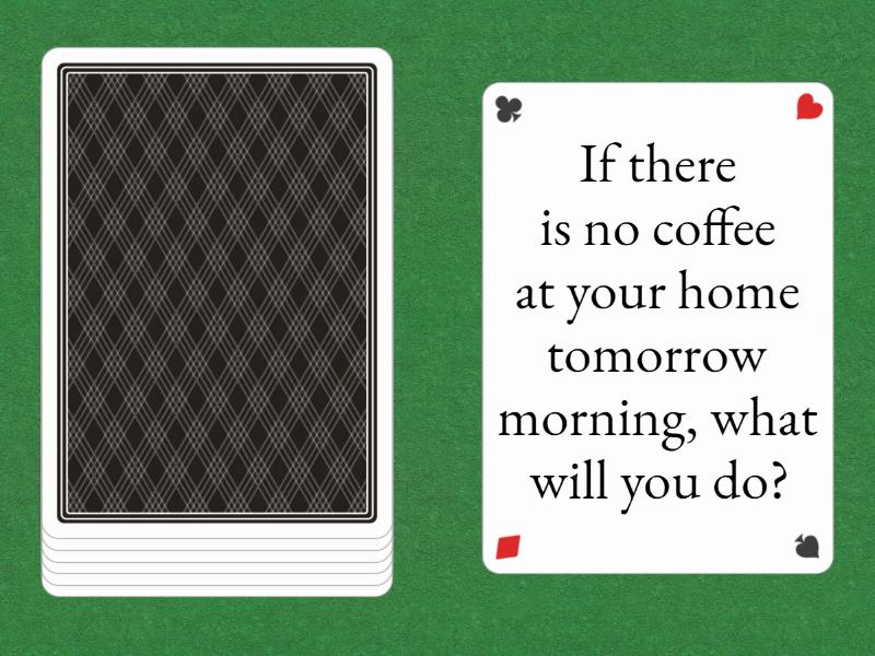 First Conditional. Speaking - Speaking cards