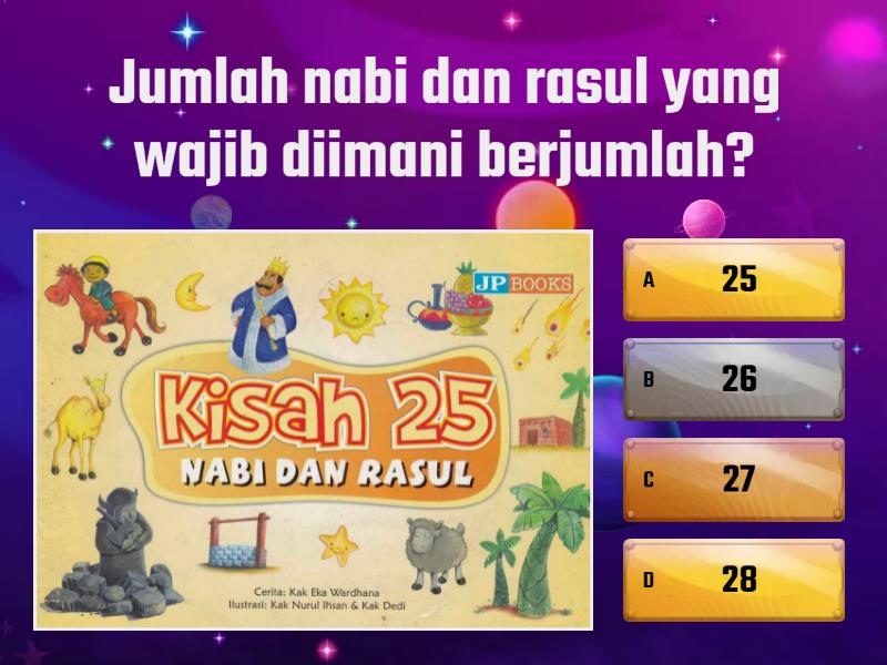 Mengenal Nama-nama Nabi - Quiz